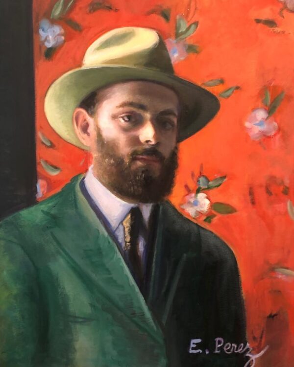 The Young Rebbe — oil portrait by Esther Perez