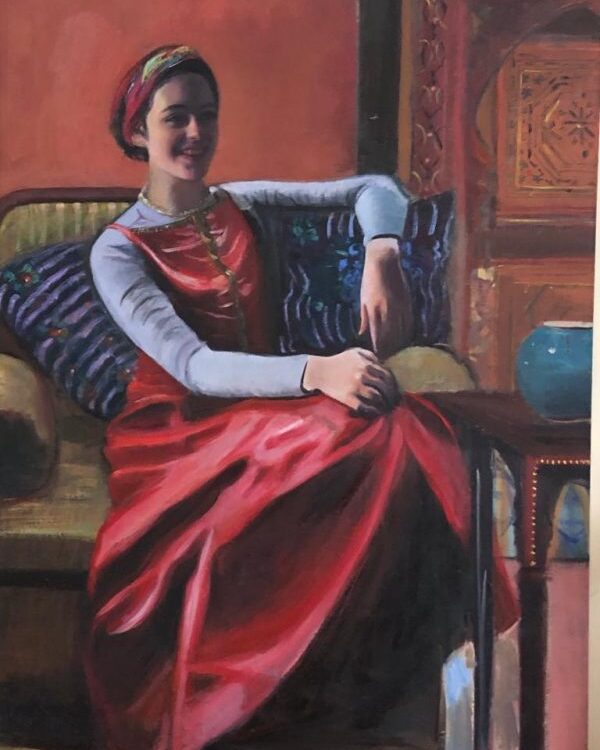 Audelia — oil portrait by Esther Perez