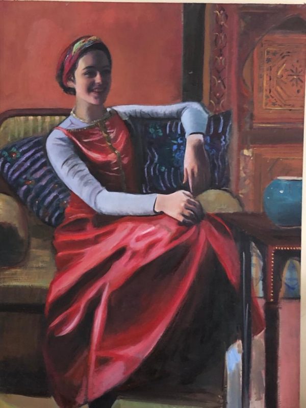 Audelia — oil portrait by Esther Perez